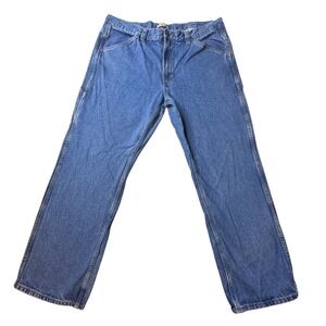 Blue Mountain‎ Carpenter Jeans Mens 40x32 (41x29) Blue Denim Utility Workwear